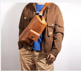 Crazy Horse Leather Crossbody Back_U Product Image 2