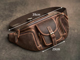 Crazy Horse Leather Waist Back_D Product Image 1