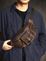 Crazy Horse Leather Waist Back_D Product Image 3