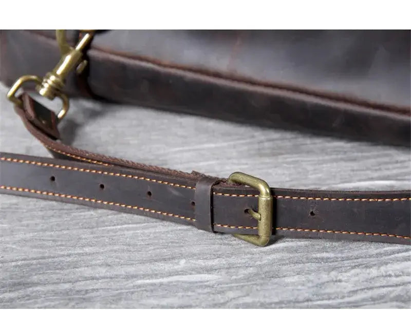 Crazy Horse Leather 3-Way Tote — Style K — Detail image 20