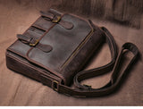 Crazy Horse Leather Shoulder Bag_AM