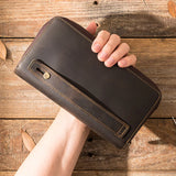 Crazy horse leather wallet_D