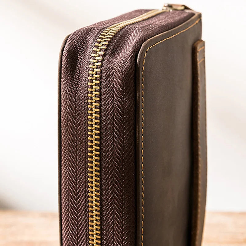 クレイジーホースレザー ウォレット D|20×11×3.5cm|cowmono クレイジーホースレザー ウォレット D|20×11×3.5cm|cowmono