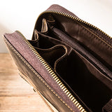 Crazy horse leather wallet_D