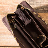 Crazy horse leather wallet_D