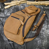 Crazy horse leather crossbody bag_S
