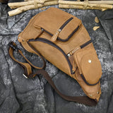 Crazy horse leather crossbody bag_S