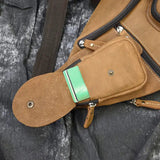 Crazy horse leather crossbody bag_S