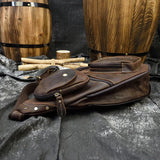 Crazy horse leather crossbody bag_S