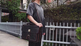 Crazy Horse Leather Briefcase/Business Bag_V