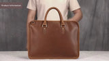 Crazy Horse Leather Methase/Business Bag_f