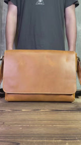 クレイジーホースレザー ショルダーバッグ_G