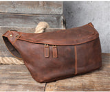 Crazy Horse Leather Shoulder Bag_AH Product Image 6